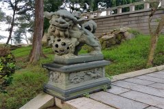 寺廟景區石雕九龍壁
