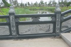 線(xiàn)雕浮雕花崗巖石材欄桿